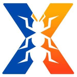 Vanish Pest Control Inc logo with blue and orange ant icon