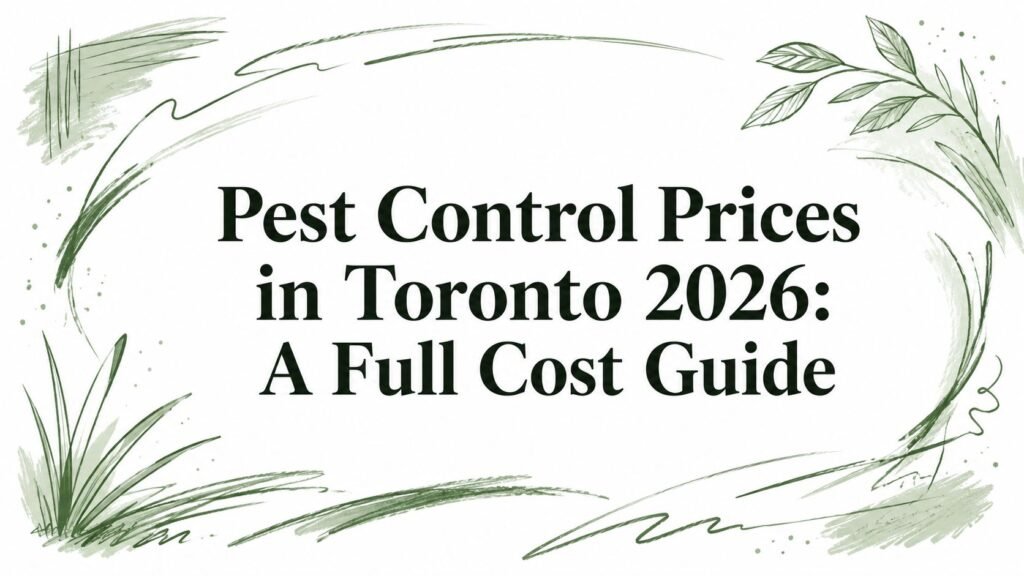 Pest Control Prices in Toronto 2026: A Full Cost Guide