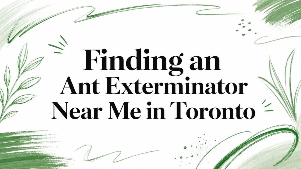 Finding an Ant Exterminator in Toronto