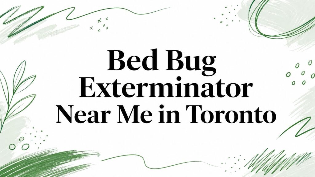 Finding a Bed Bug Exterminator in Toronto: A 2026 Homeowner's Guide 1 Finding a Bed Bug Exterminator in Toronto: A 2026 Homeowner's Guide