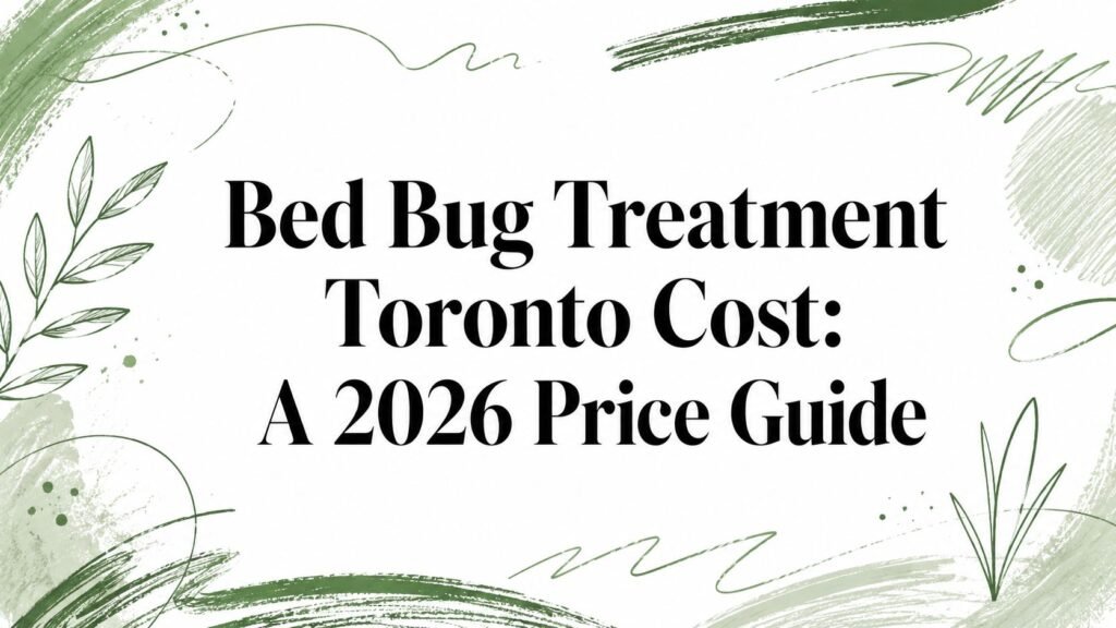 Bed Bug Treatment Toronto Cost: A 2026 Price Guide 5 Bed Bug Treatment Toronto Cost: A 2026 Price Guide