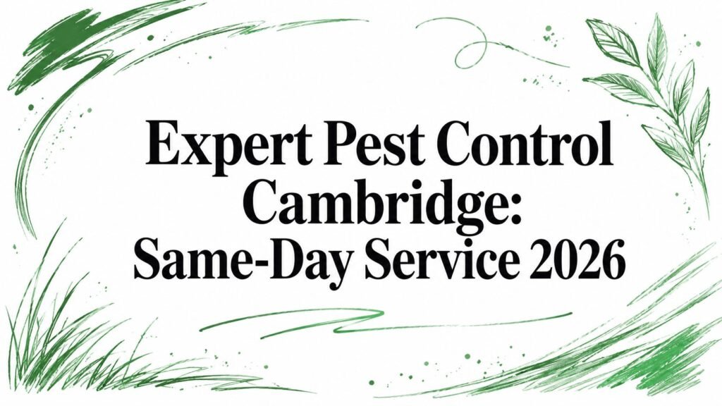 Expert Pest Control Cambridge: Same-Day Service 2026