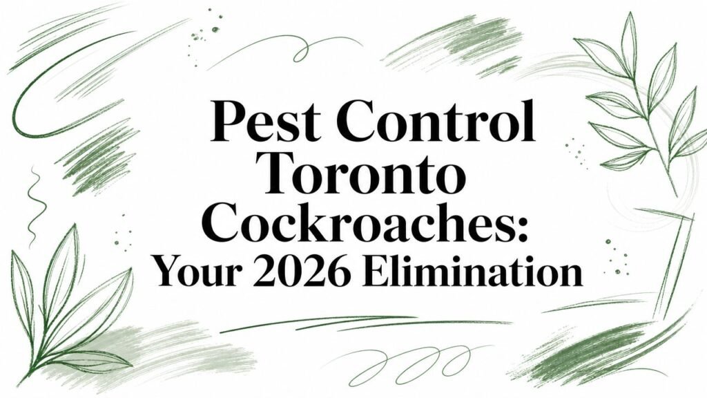 Pest Control Toronto Cockroaches: Your 2026 Elimination