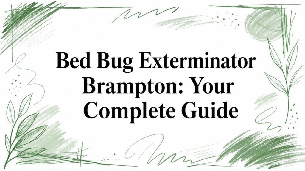 Bed Bug Exterminator Brampton: Your Complete Guide