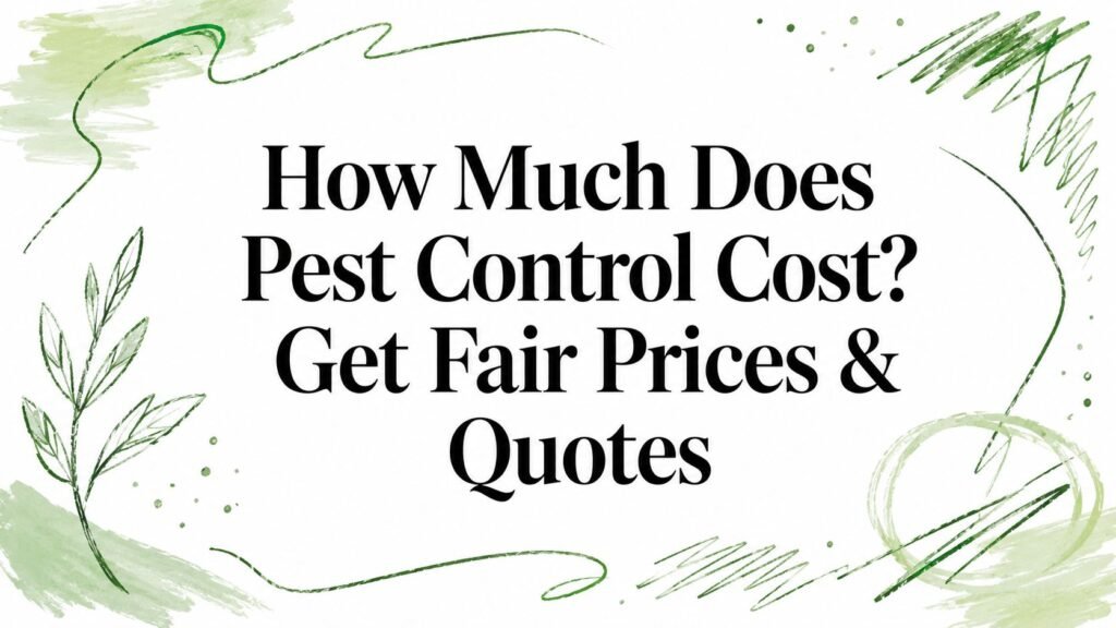 How Much Does Pest Control Cost? Get Fair Prices & Quotes