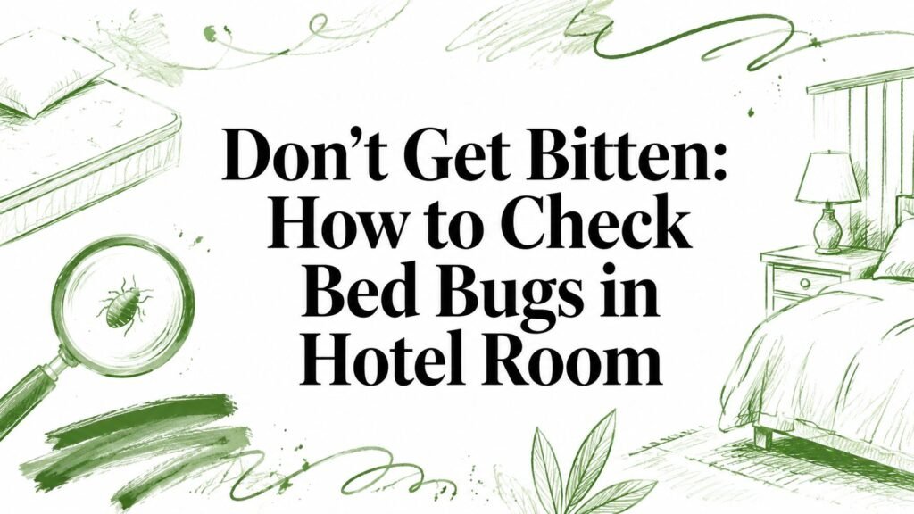 Don't Get Bitten: How to Check Bed Bugs in Hotel Room