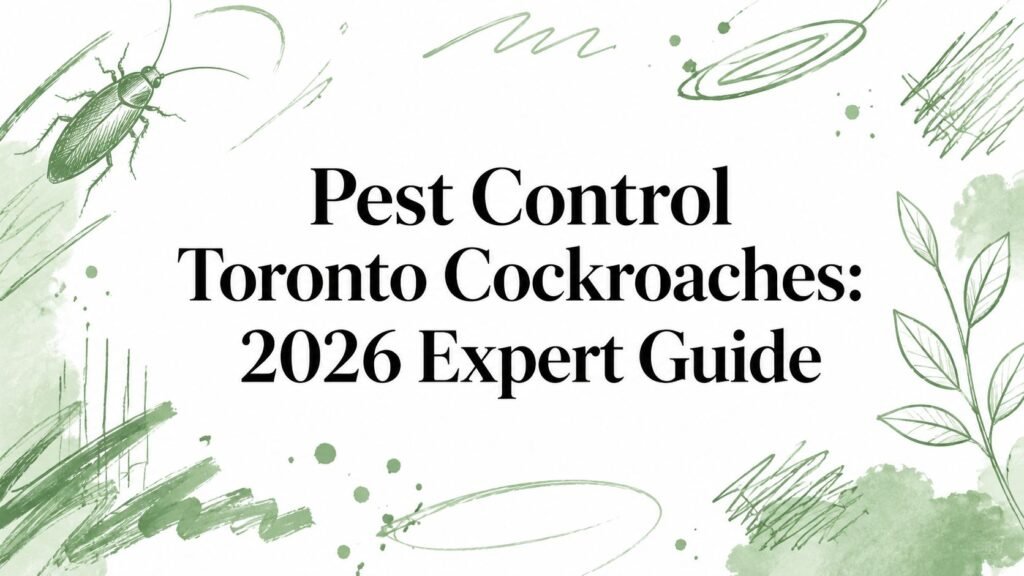Pest Control Toronto Cockroaches: 2026 Expert Guide