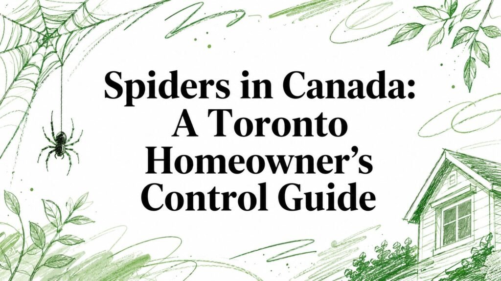 Spiders in Canada: A Toronto Homeowner’s Control Guide
