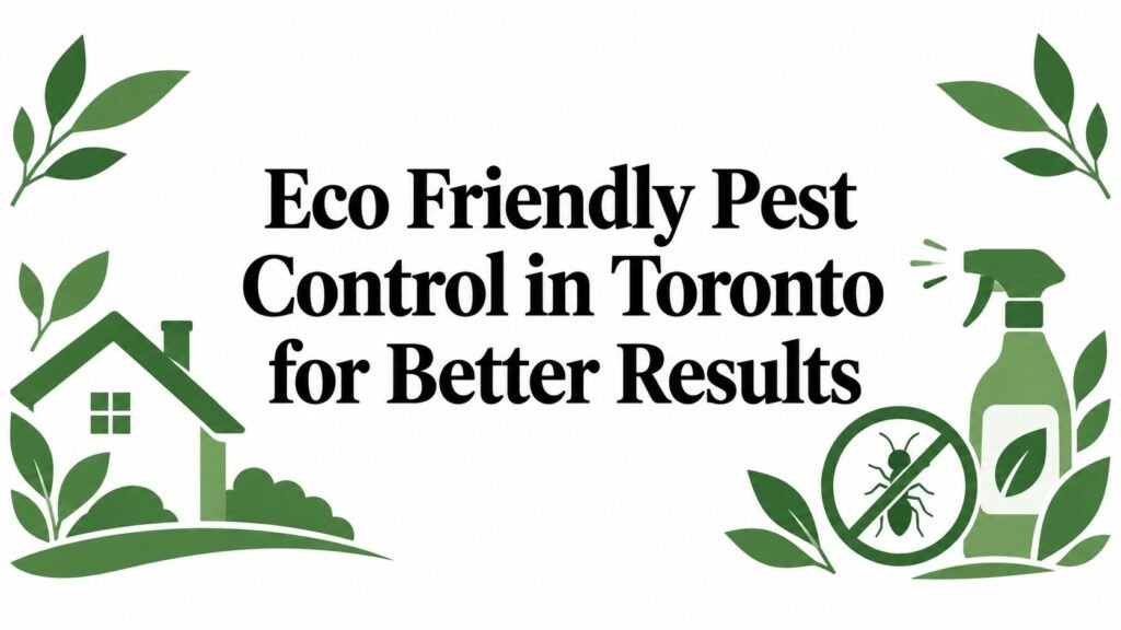 Eco Friendly Pest Control in Toronto for Better Results