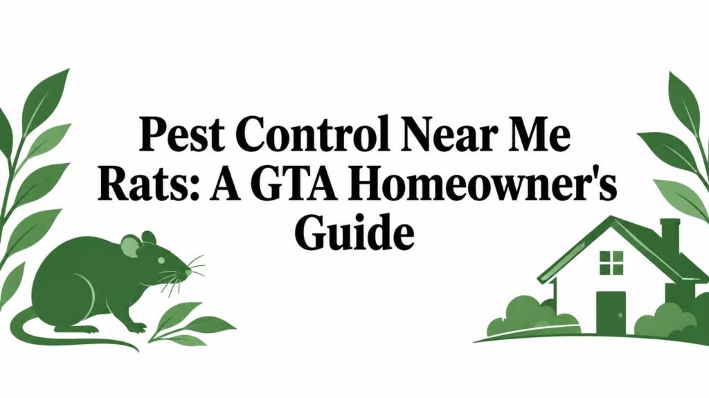 Pest Control Near Me Rats: A GTA Homeowner's Guide